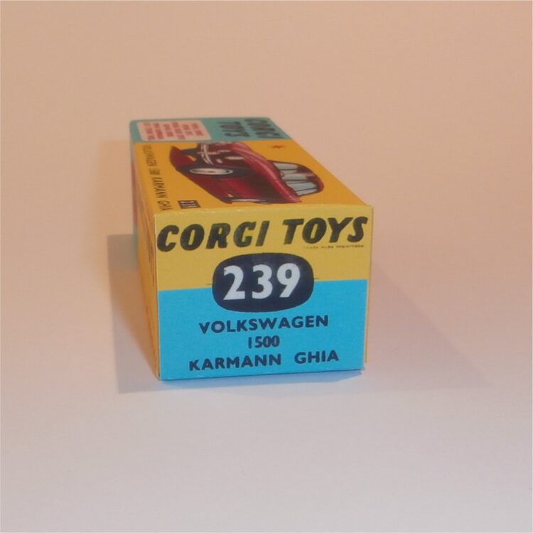 Corgi Toys  239 Volkswagen VW 1500 Karmann Ghia Repro Box - Image 4