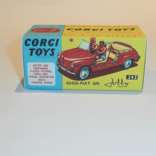 Corgi Toys  242 Fiat Ghia Jolly Repro Box