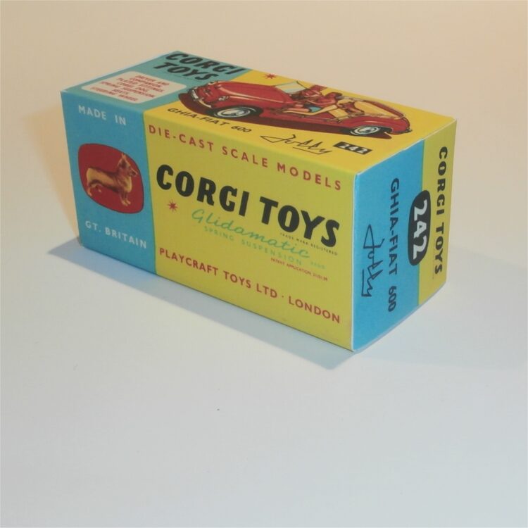 Corgi Toys  242 Fiat Ghia Jolly Repro Box - Image 2