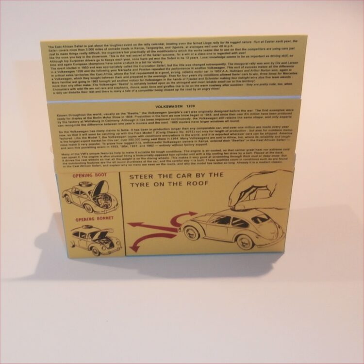Corgi Toys  256 Volkswagen 1200 VW Safari Repro Box Set - Image 5