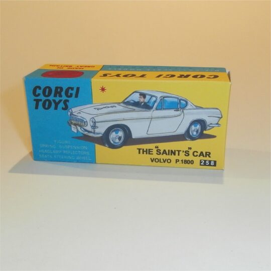 Corgi Toys  258 The Saint Volvo P1800 Repro Box