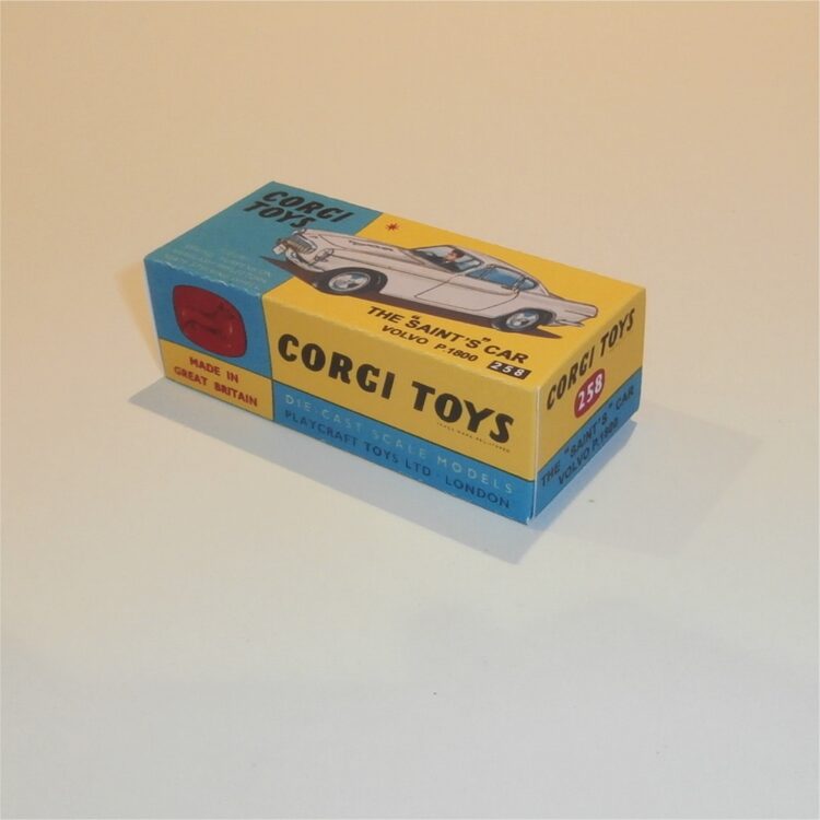 Corgi Toys  258 The Saint Volvo P1800 Repro Box - Image 2