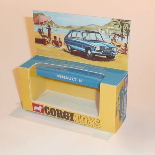 Corgi Toys  260 Renault 16 Repro Box Interior & Header Card Set