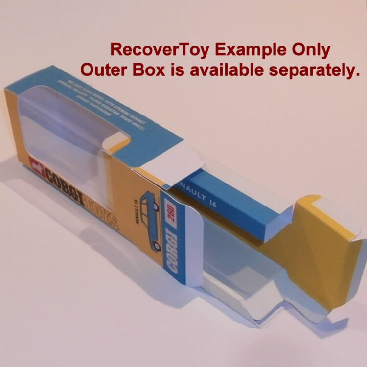 Corgi Toys  260 Renault 16 Repro Box Interior Only - Image 3