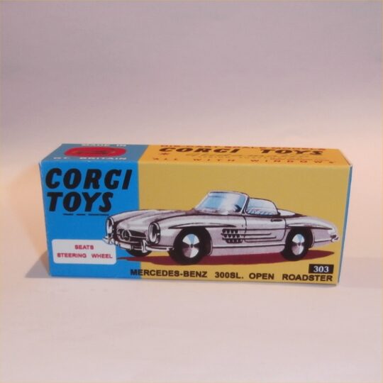 Corgi Toys  303s Mercedes Open Sports 300SL  Repro Box
