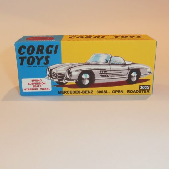Corgi Toys  303 Mercedes Open Sports 300SL  Repro Box