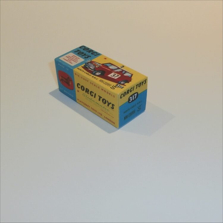 Corgi Toys  317 Mini Cooper Monte Carlo #37 Repro Box - Image 2