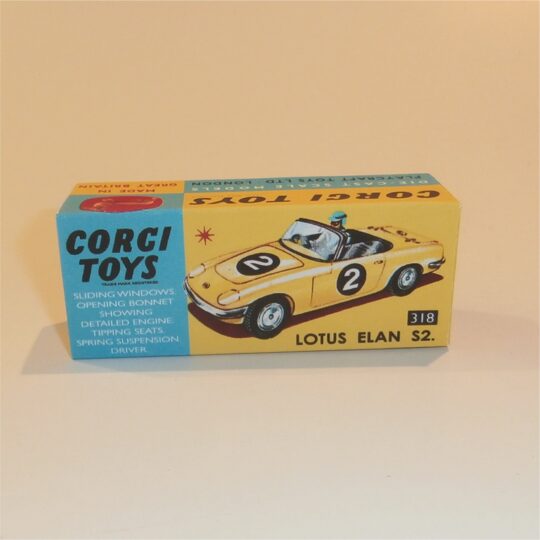 Corgi Toys  318 Lotus Elan S2 Coupe Repro Box