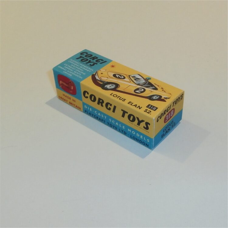 Corgi Toys  318 Lotus Elan S2 Coupe Repro Box - Image 3