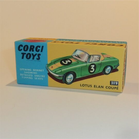 Corgi Toys  319 Lotus Elan Hardtop Coupe Repro Box