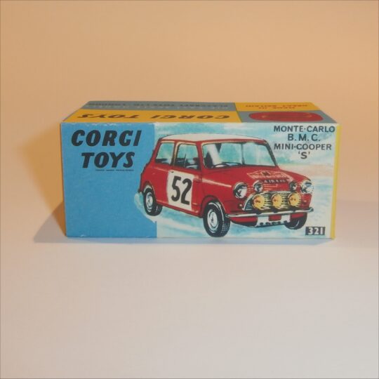 Corgi Toys  321 Monte-Carlo Mini Cooper #52 Repro Box