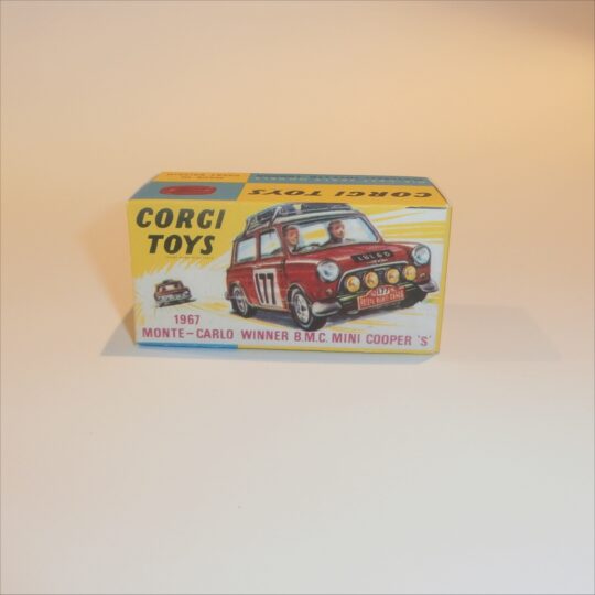 Corgi Toys  339 Mini Cooper Monte Carlo #177 Repro Box