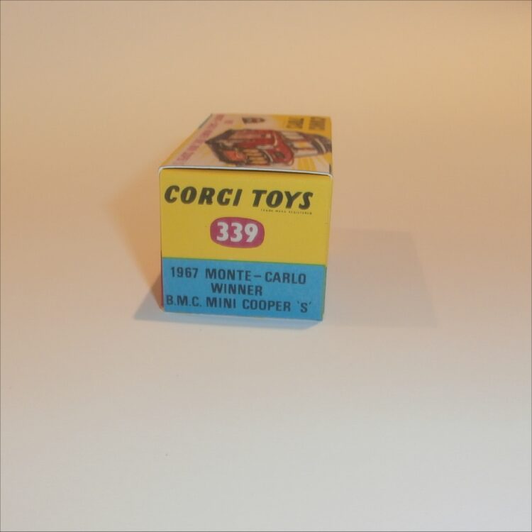 Corgi Toys  339 Mini Cooper Monte Carlo #177 Repro Box - Image 3