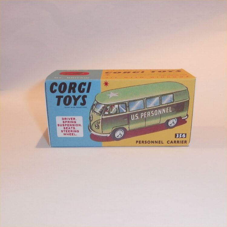 Corgi Toys  356 Volkswagen Military Personnel Carrier VW Repro Box