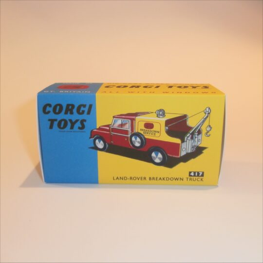 Corgi Toys  417 Land Rover Breakdown Tow Truck Repro Box