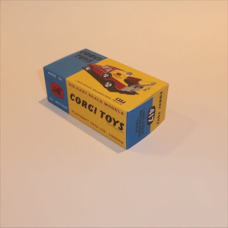 Corgi Toys  417 Land Rover Breakdown Tow Truck Repro Box - Image 3