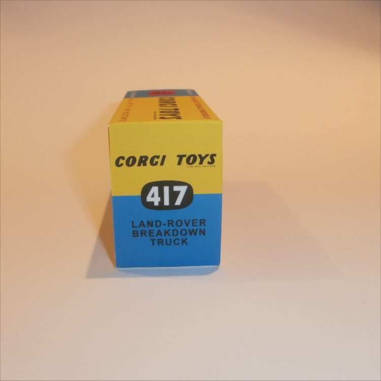 Corgi Toys  417 Land Rover Breakdown Tow Truck Repro Box - Image 2