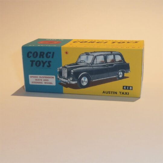 Corgi Toys  418 Austin London Taxi Repro Box