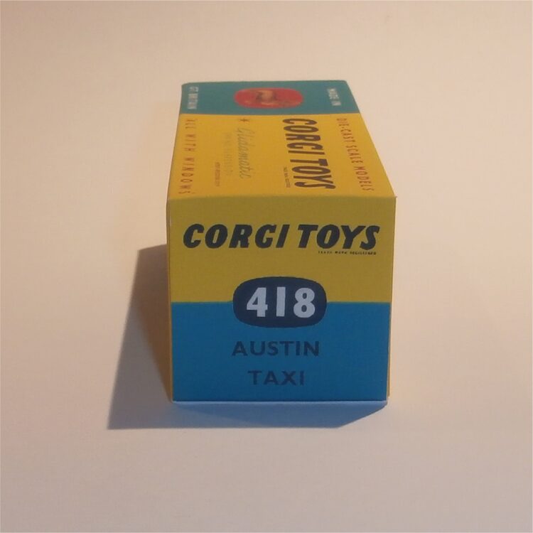 Corgi Toys  418 Austin London Taxi Repro Box - Image 3