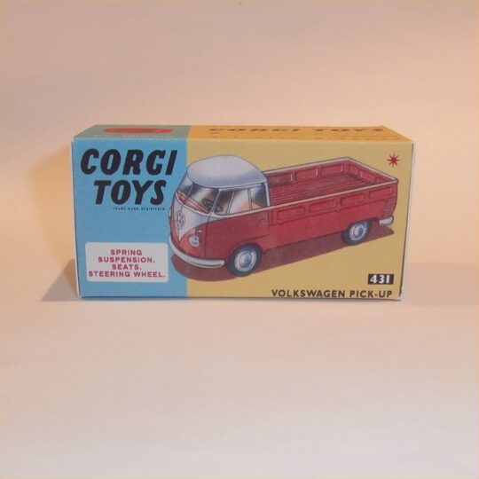 Corgi Toys  431 Volkswagen Pickup Truck VW Without Canopy Repro Box