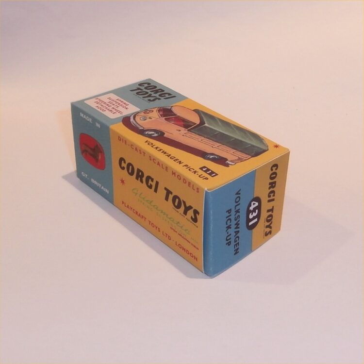 Corgi Toys  431 Volkswagen Pickup Truck VW with Canopy Repro Box - Image 4