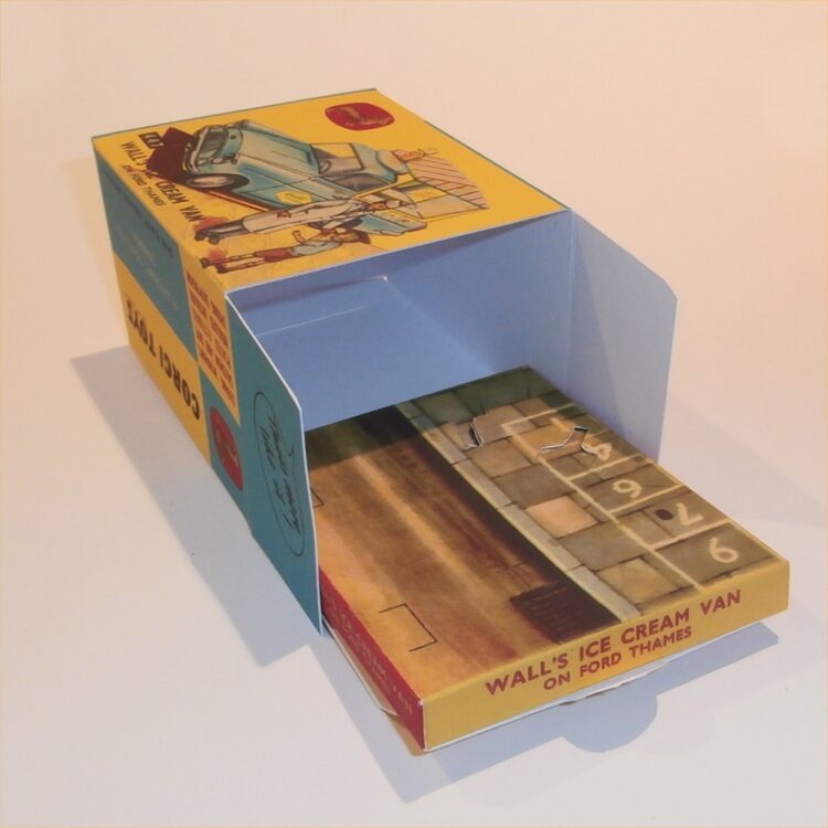 Corgi Toys  447 Ford Thames Walls Icecream Van Repro Box with Tray - Image 2