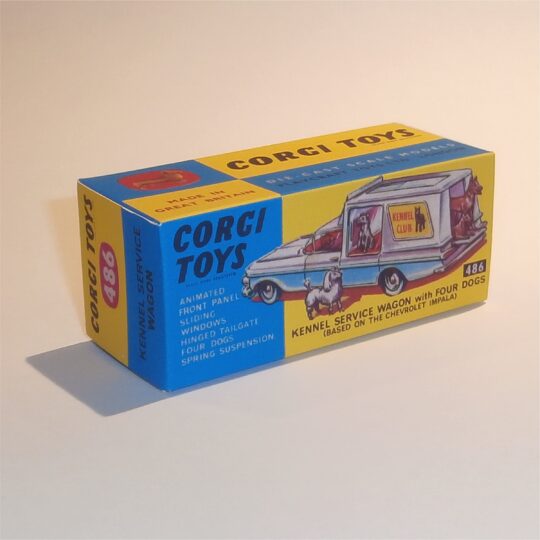 Corgi Toys  486 Chevrolet Kennel Service Wagon Repro Box