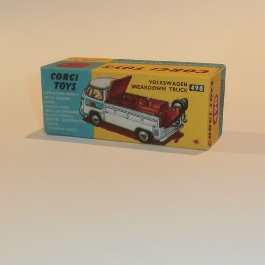 Corgi Toys  490 Volkswagen VW Kombi Breakdown Tow Truck Repro Box