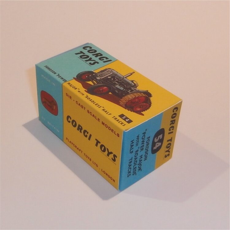 Corgi Toys   54 Massey-Ferguson Half-Track Tractor Repro Box - Image 2