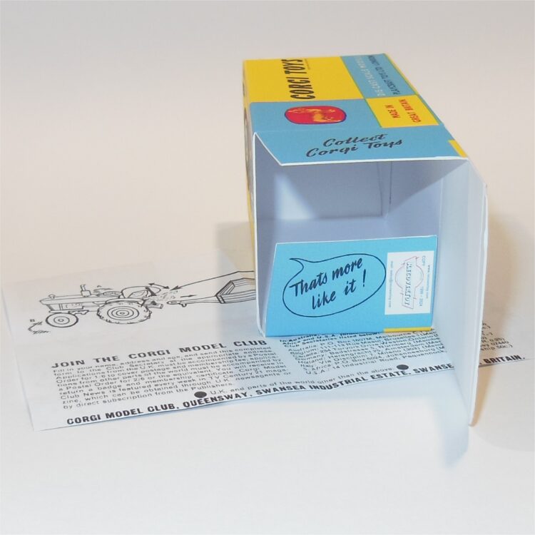 Corgi Toys   67 Ford 5000 Super Major Tractor Repro Box - Image 4
