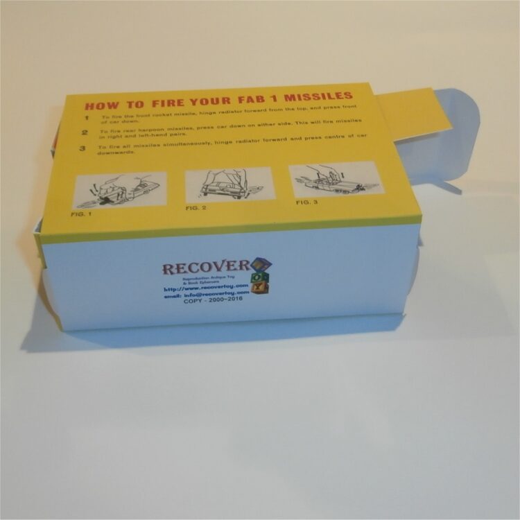 Dinky Toys 100 FAB1 Thunderbirds Lady Penelope Rolls Royce Repro Box - Image 5
