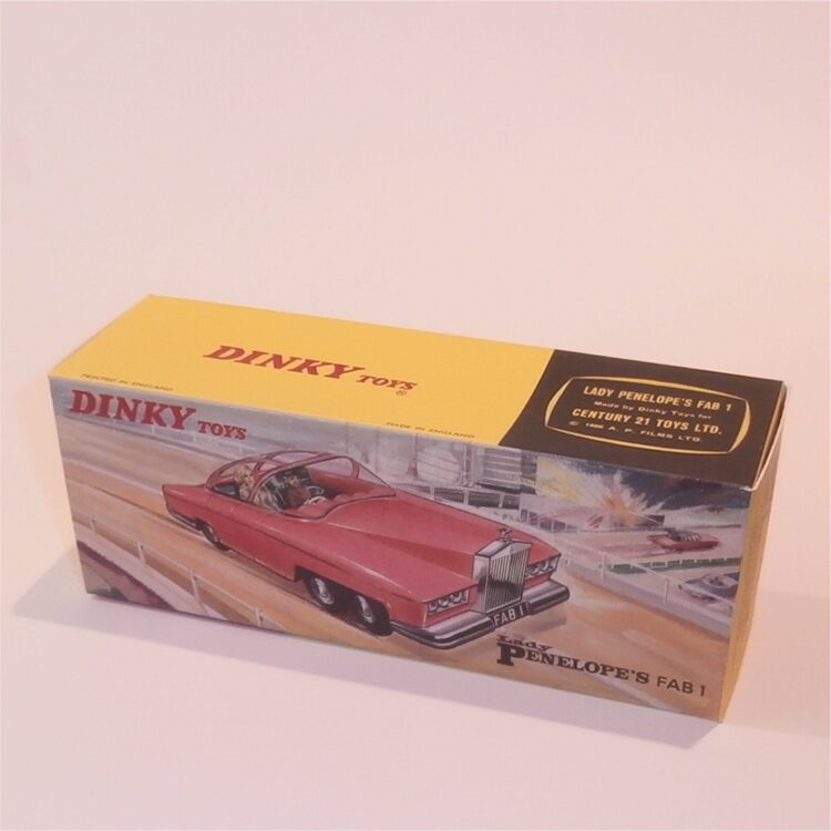 Dinky Toys 100 FAB1 Thunderbirds Lady Penelope Rolls Royce Repro Box - Image 8