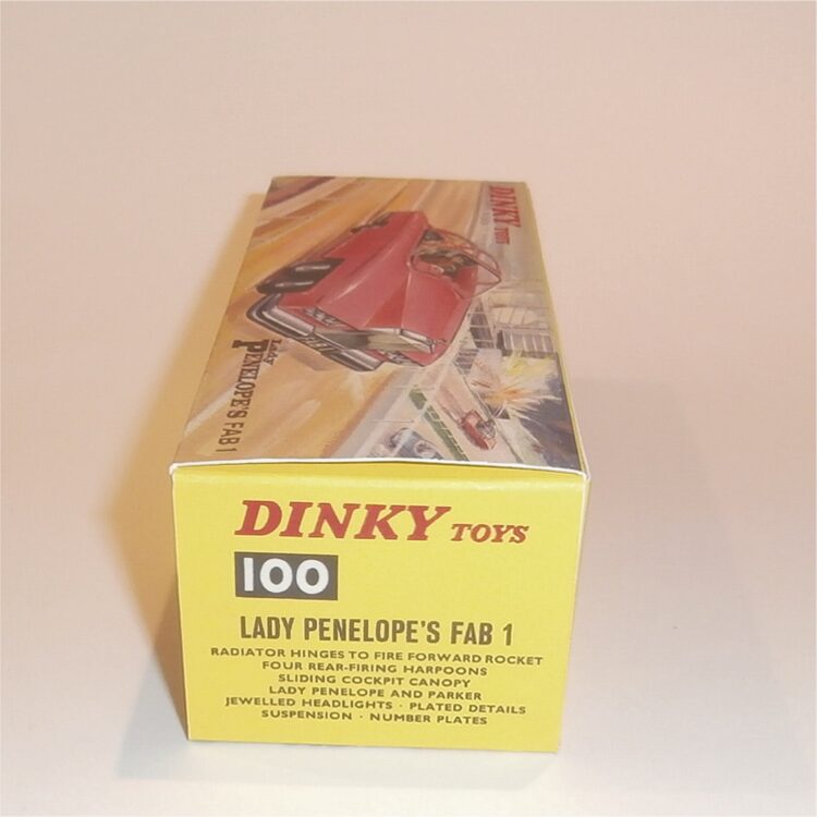 Dinky Toys 100 FAB1 Thunderbirds Lady Penelope Rolls Royce Repro Box - Image 10