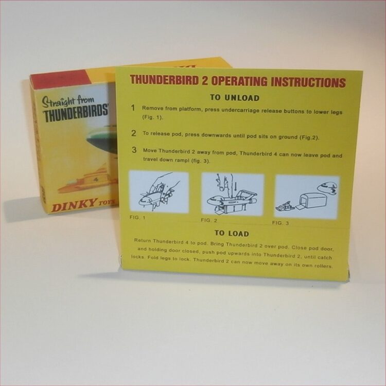 Dinky Toys 101 Thunderbird 2 Gerry Andersons Thunderbirds Repro Box - Image 5