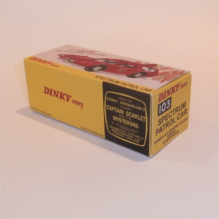 Dinky Toys 103 Spectrum Patrol Car Repro Box - Image 2