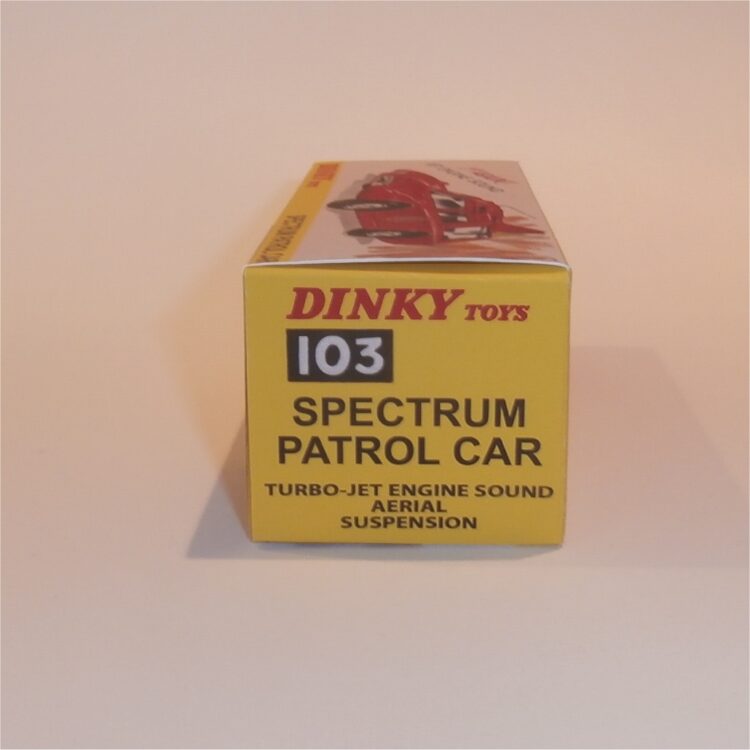 Dinky Toys 103 Spectrum Patrol Car Repro Box - Image 3