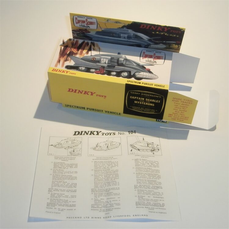 Dinky Toys 104 Spectrum Pursuit Vehicle Repro Box Set - Image 6