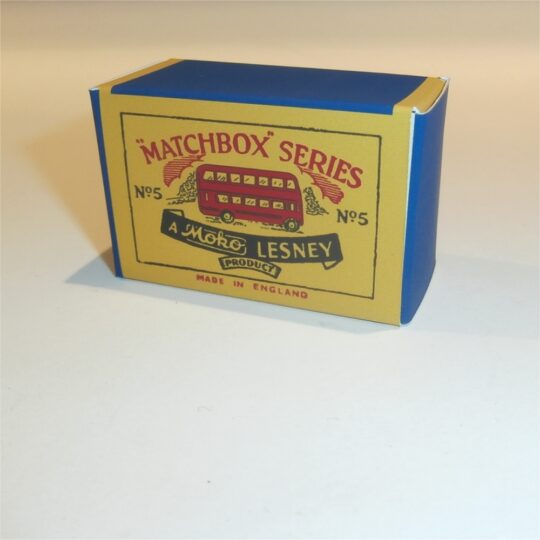 Matchbox Moko Lesney  5a London Bus A Style Repro Box