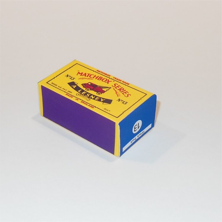 Matchbox Lesney 13c Thames Wreck Truck C Style Repro Box - Image 2