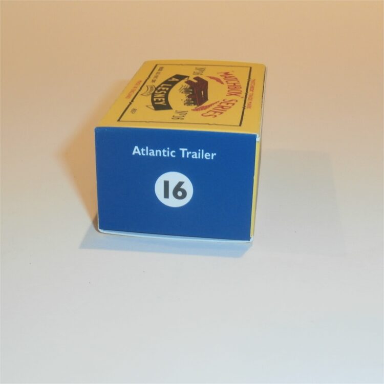 Matchbox Lesney 16 b Super Atlantic Trailer C Style Repro Box - Image 3