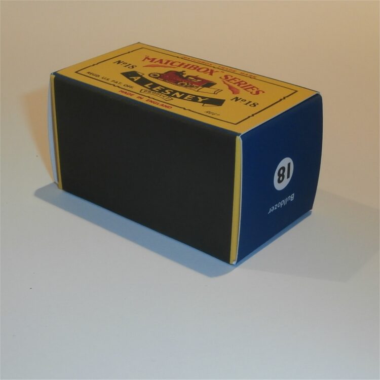 Matchbox Lesney 18 c Caterpillar Bulldozer C Style Repro Box - Image 2