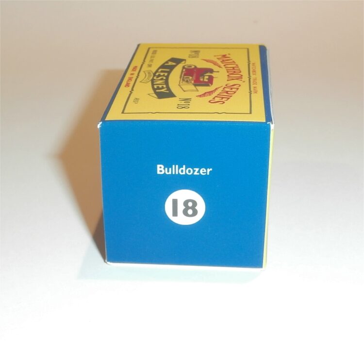Matchbox Lesney 18 c Caterpillar Bulldozer C Style Repro Box - Image 3
