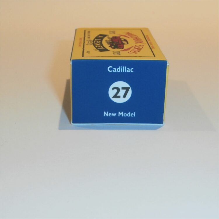 Matchbox Lesney 27 c Cadillac Sixty Special C Style Repro Box - Image 3
