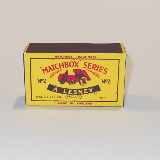 Matchbox Lesney  2b Dumper C Style Repro Box