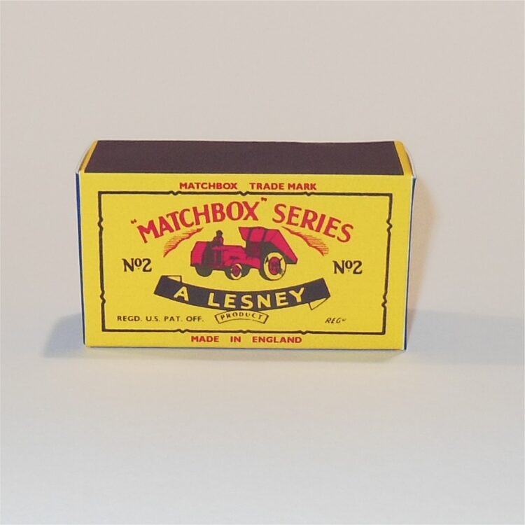 Matchbox Lesney  2b Dumper C Style Repro Box