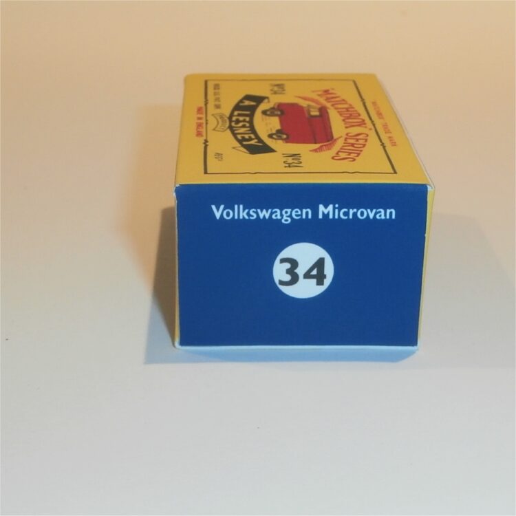 Matchbox Lesney 34 a Volkswagen Micro Van C Style Repro Box - Image 3