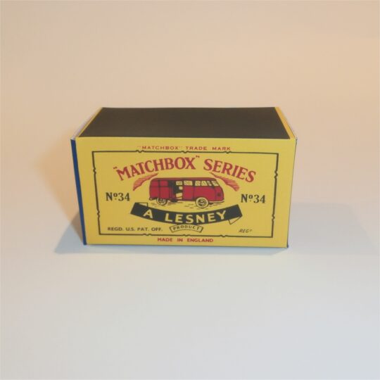 Matchbox Lesney 34 b Volkswagen Caravanette C Style Repro Box