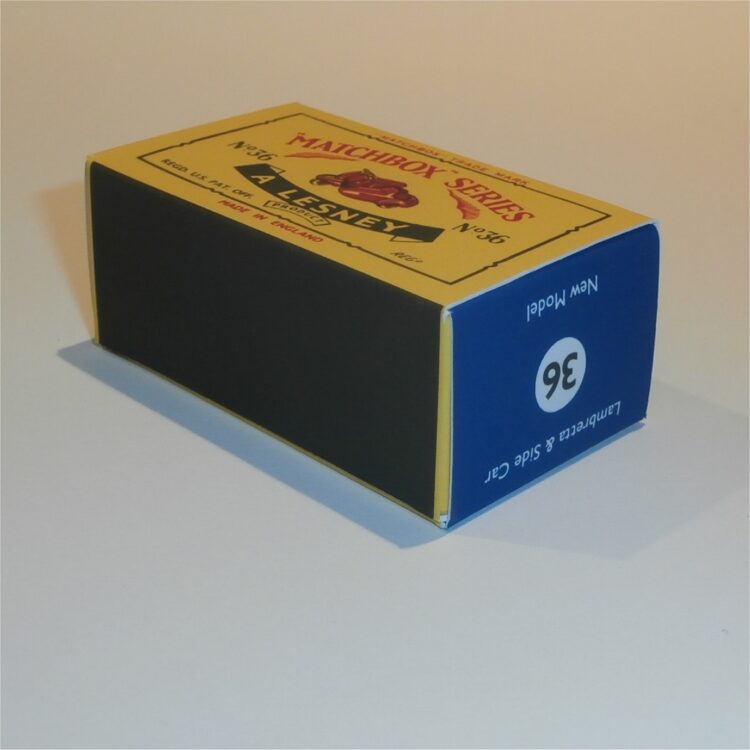 Matchbox Lesney 36 b Lambretta Scooter & Sidecar C Style Repro Box - Image 2
