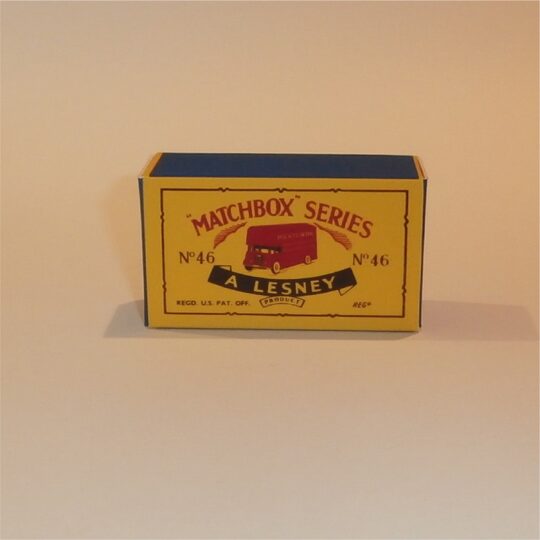 Matchbox Lesney 46 b1 Pickfords Removals Blue Van C Style Repro Box