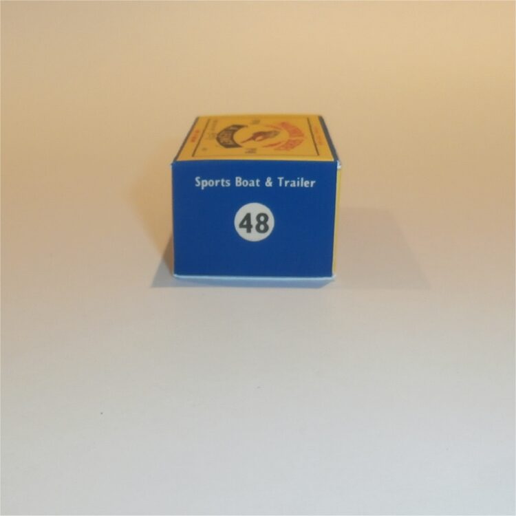 Matchbox Lesney 48 b Sports Boat & Trailer C Style Repro Box - Image 3